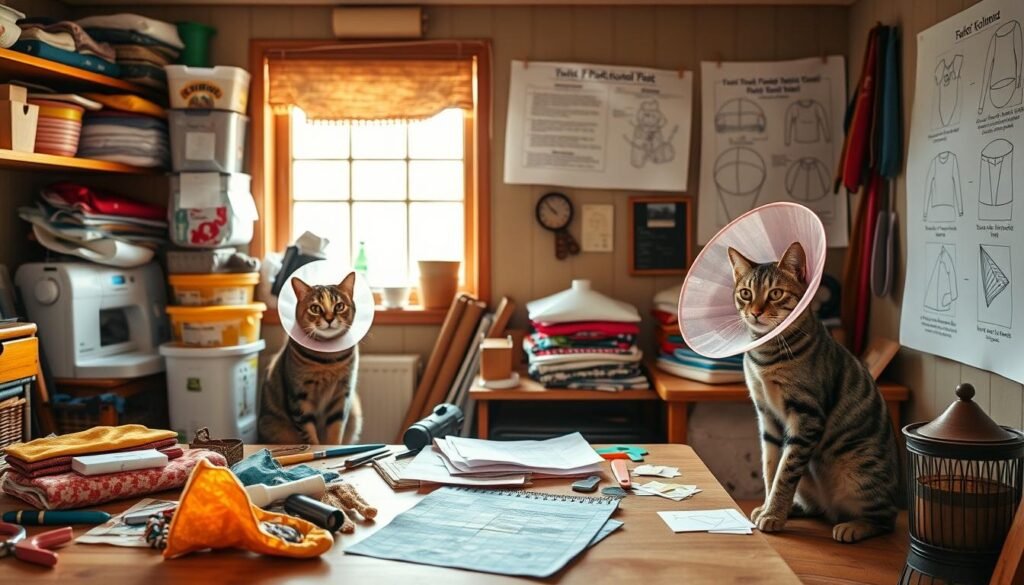 DIY pet cones