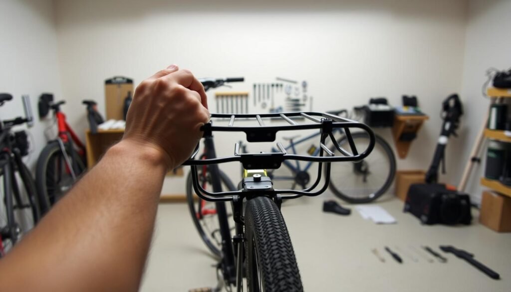 installing rear bike rack