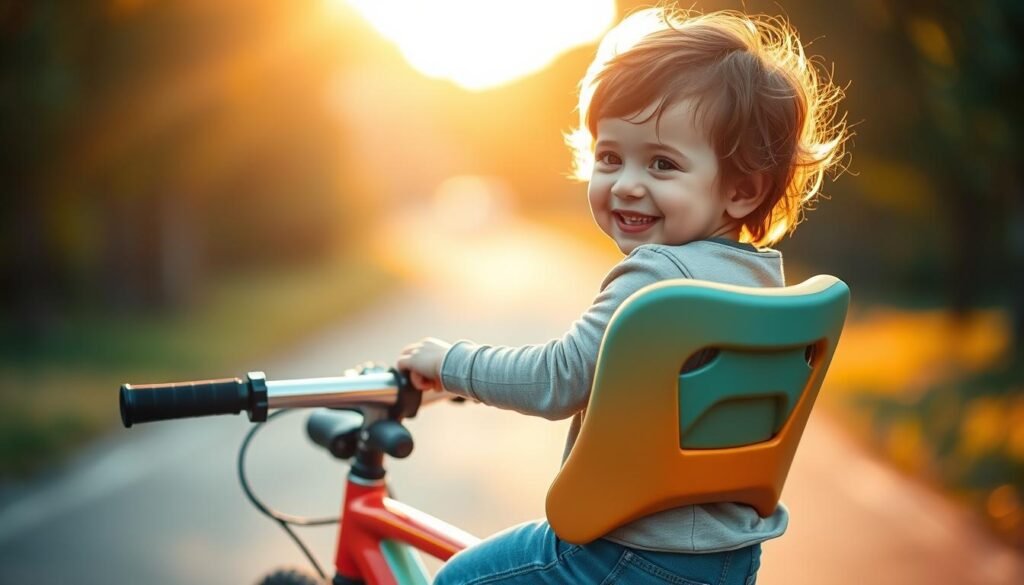 kids bike seat comfort features