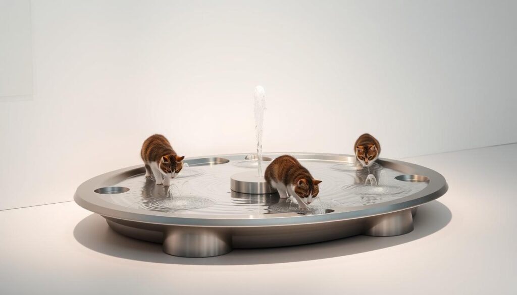 water fountains for multiple cats